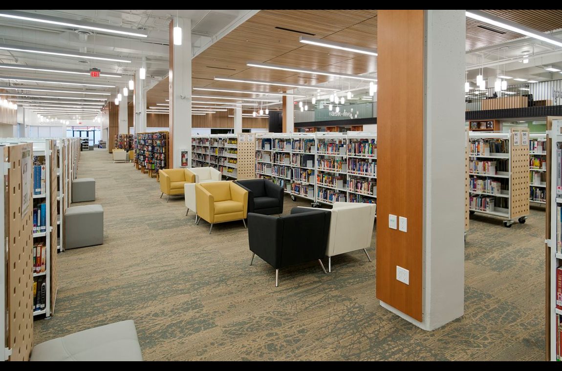 Bibliothèque municipale de Coquitlam, Canada - Bibliothèque municipale et BDP