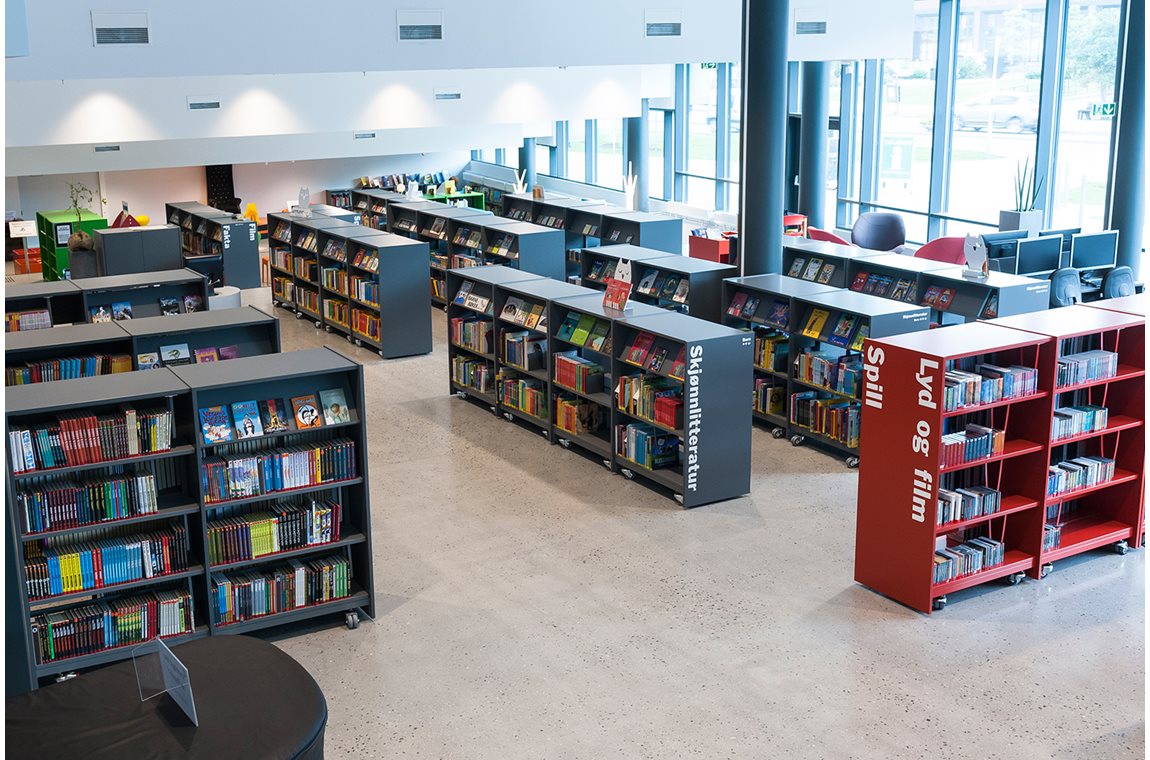 Bibliothèque municpale de Narvik, Norvège - Bibliothèque municipale et BDP
