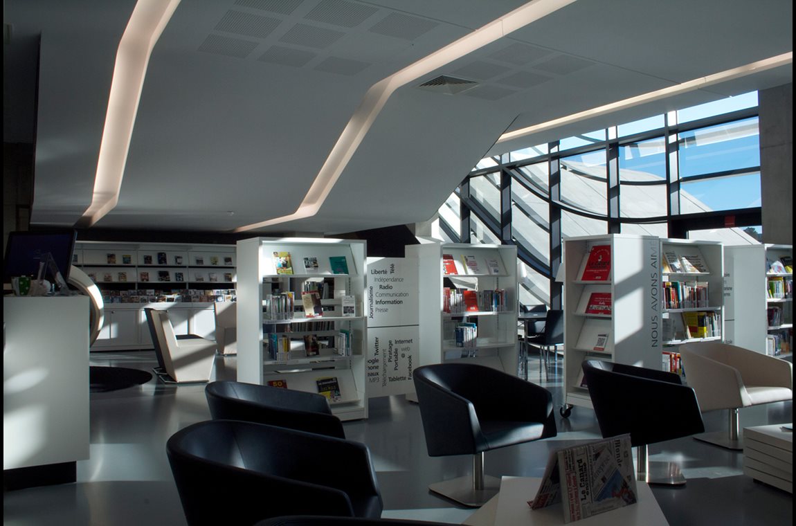 Montpellier bibliotek, Frankrig - Offentligt bibliotek