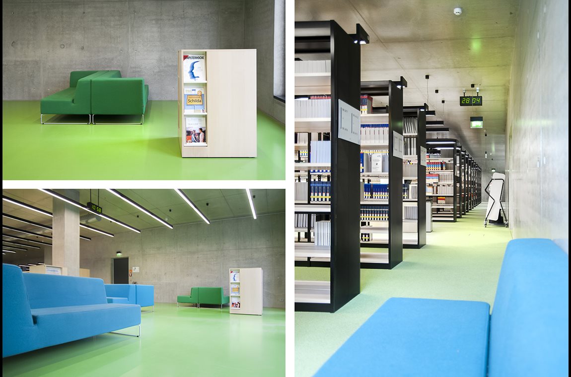 HTWK Leipzig, Tyskland - Akademisk bibliotek