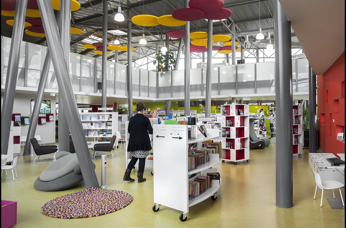 Openbare bibliotheek Escaudain, Frankrijk - Openbare bibliotheek