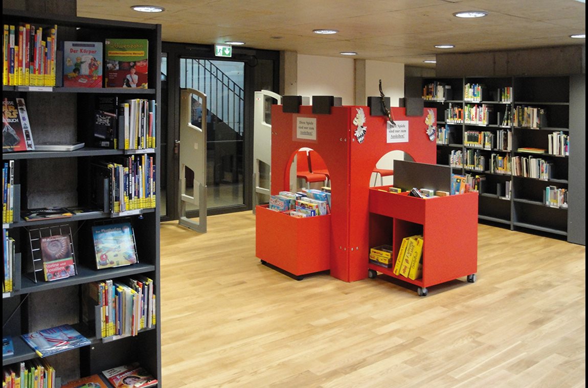 Gelsenkirchen bibliotek, Tyskland - Offentligt bibliotek