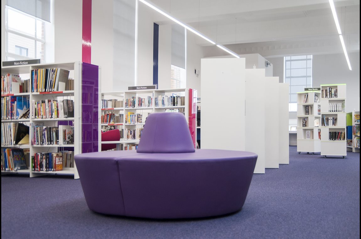 Palmers Green bibliotek, London, Storbritannien - Offentliga bibliotek