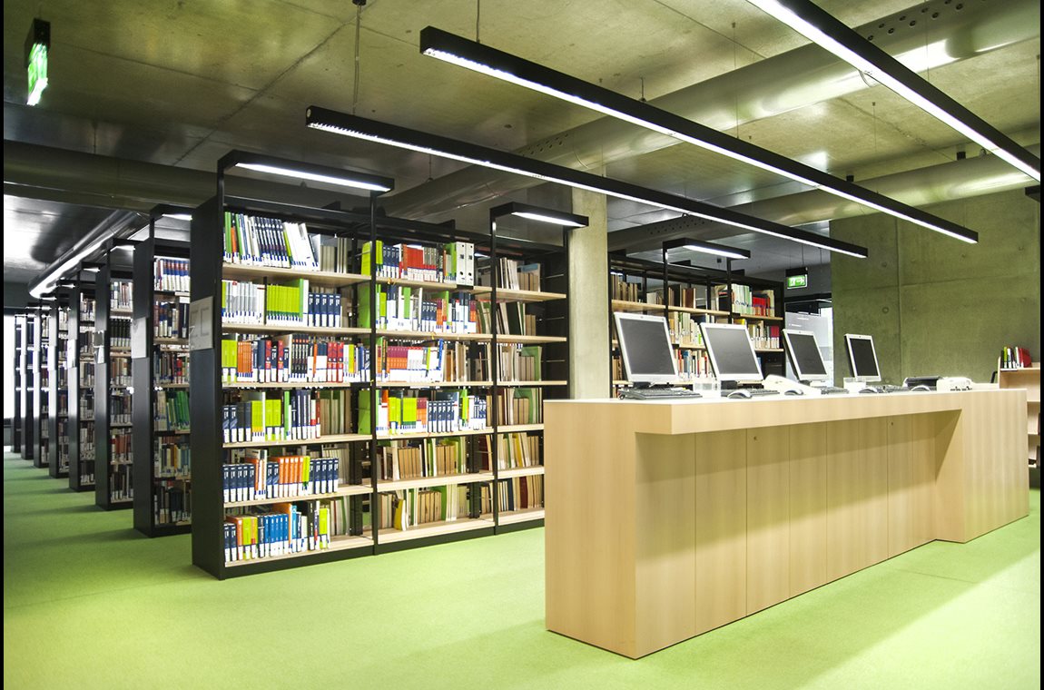 HTWK Leipzig, Tyskland - Akademiska bibliotek