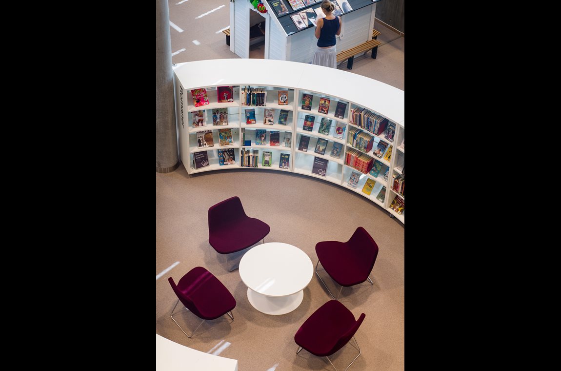 Openbare bibliotheek Tangenten in Nesodden, Noorwegen  - Openbare bibliotheek