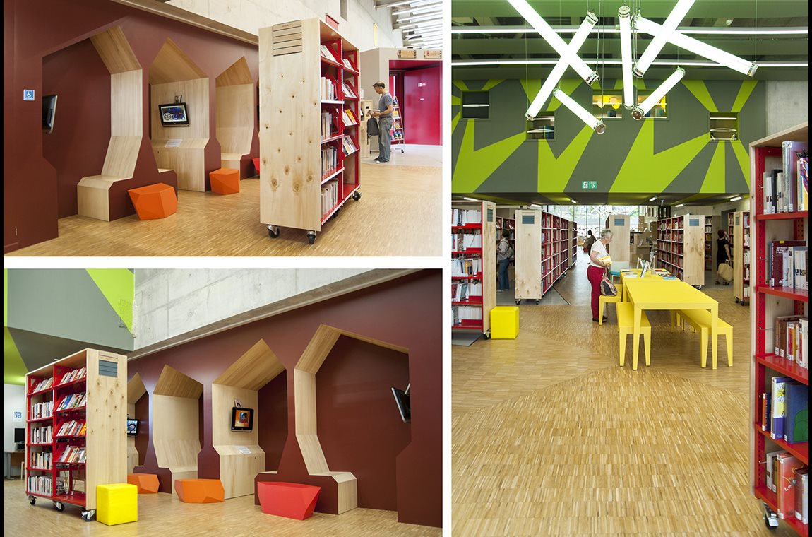 Angoulême bibliotek, Frankrike - Offentliga bibliotek