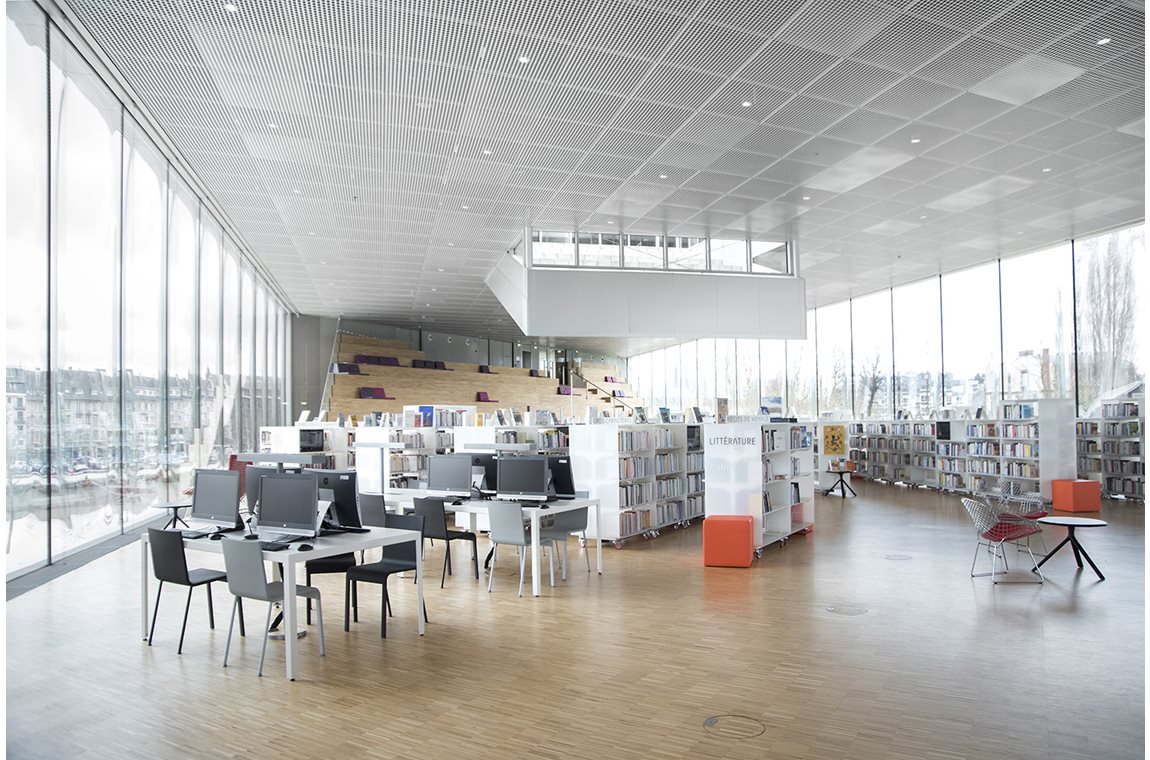Alexis de Tocqueville Public Library, Caen-la-Mer, France - Public library
