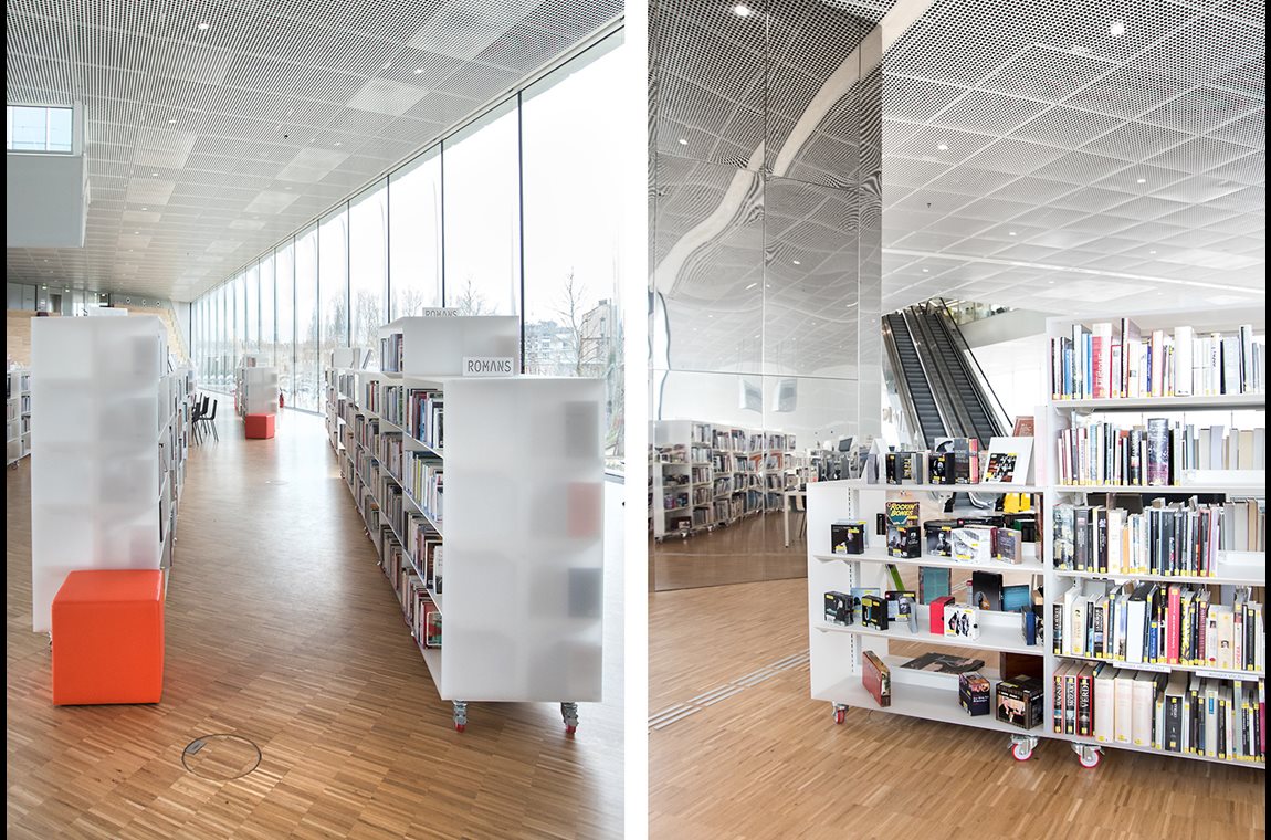 Openbare bibliotheek Alexis de Tocqueville, Caen-la-Mer, Frankrijk - Openbare bibliotheek