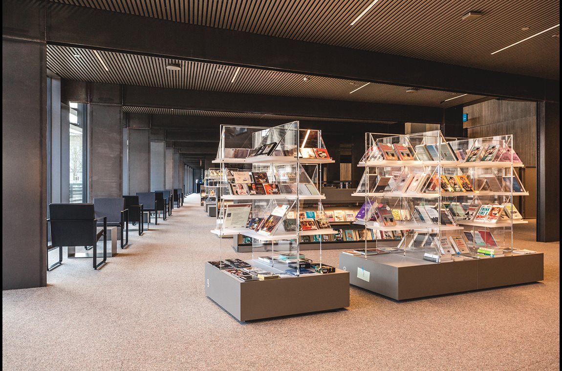 Waalse Krook Bibliotek, Gent, Belgien - Offentligt bibliotek