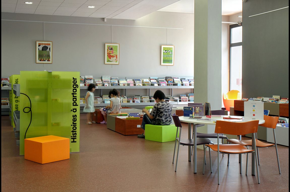 Openbare bibliotheek Chaligny, Frankrijk - Openbare bibliotheek
