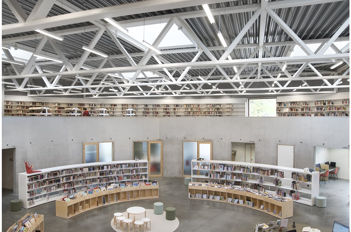Lubbeek Bibliotek, Belgien - Offentligt bibliotek