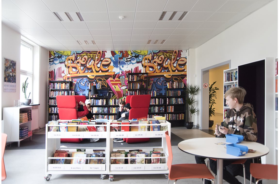 Maribo Skole, Danmark - Skolebibliotek