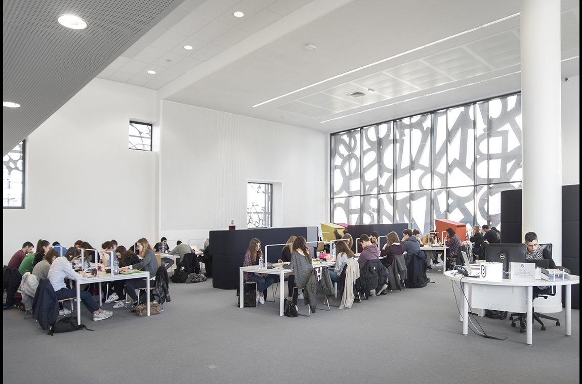 BU Learning Centre, Lille, Frankrijk - Wetenschappelijke bibliotheek