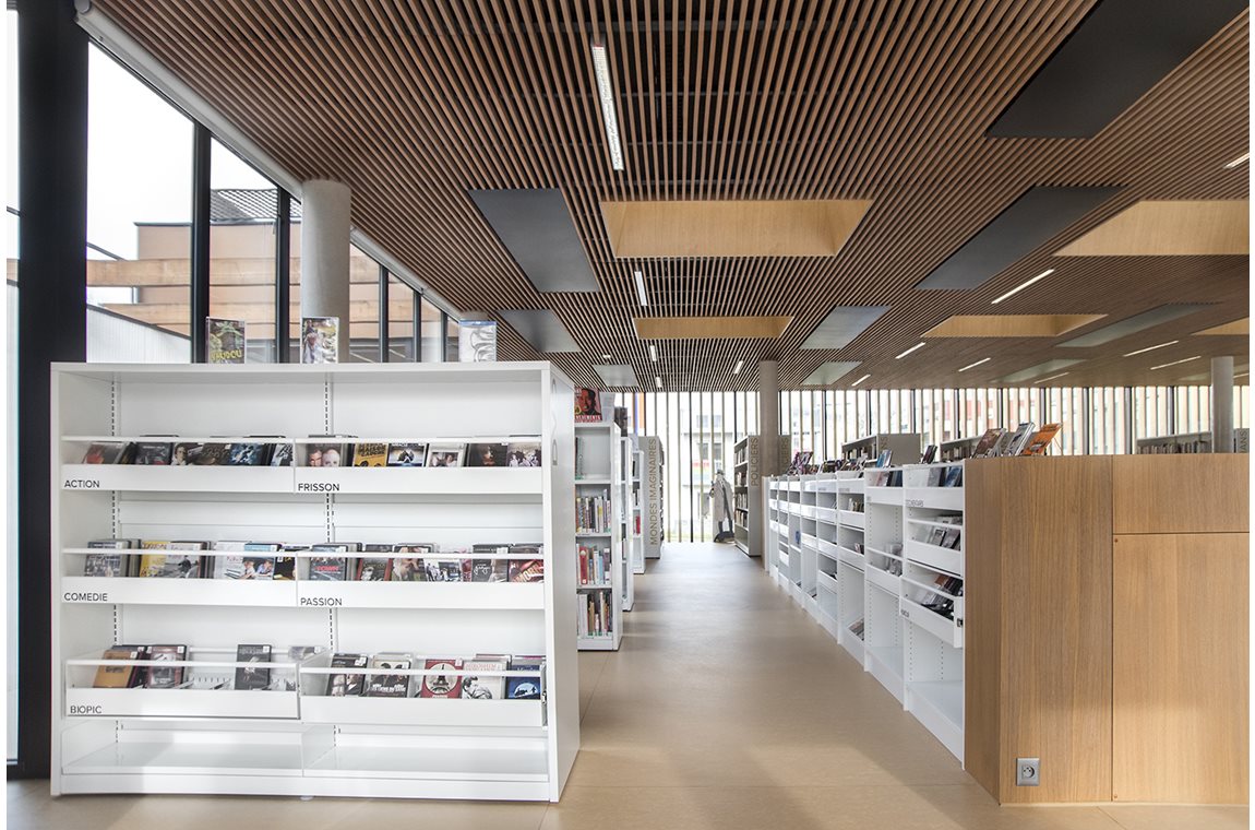 Openbare bibliotheek Mondeville, Frankrijk - Openbare bibliotheek