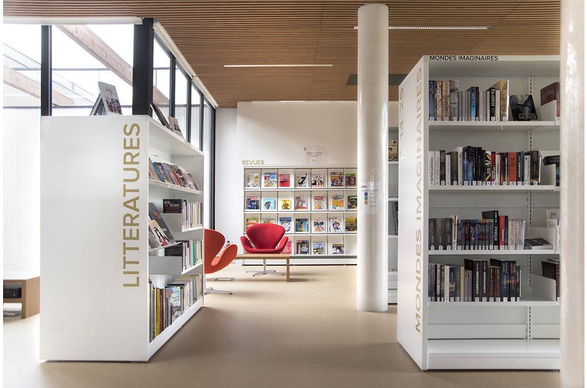 Mondeville Bibliotek, Frankrig - Offentligt bibliotek