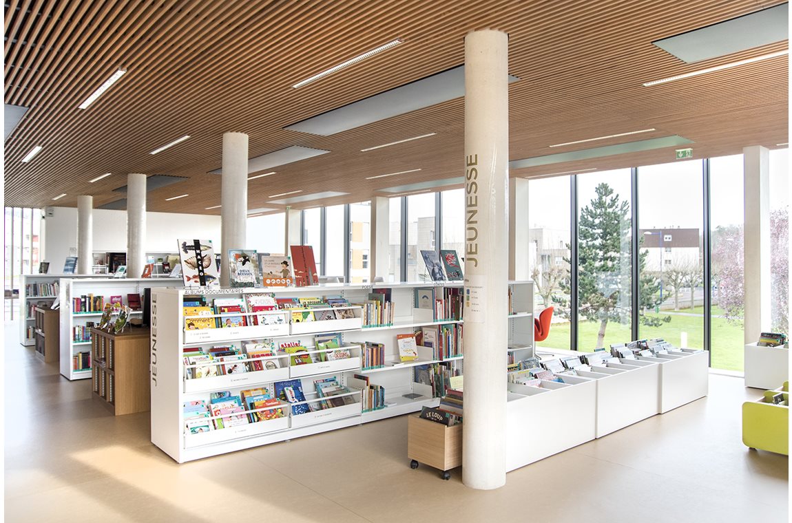 Mondeville Bibliotek, Frankrig - Offentligt bibliotek