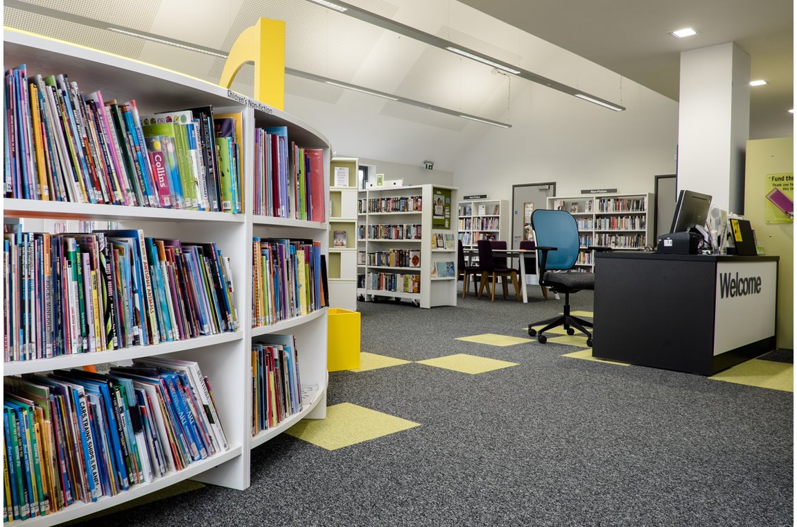 Moulton Bibliotek, Northamptonshire, UK - Offentligt bibliotek