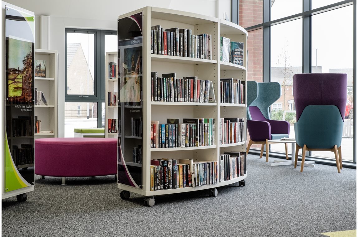 Moulton Bibliotek, Northamptonshire, UK - Offentligt bibliotek