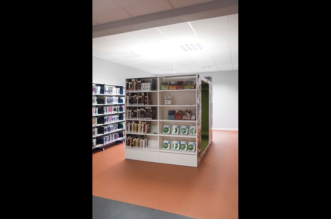 Bibliothèque municipale de Laarne, Belgique  - Bibliothèque municipale et BDP