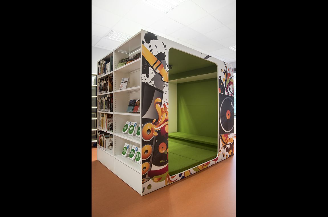 Laarne bibliotek, Belgien - Offentliga bibliotek
