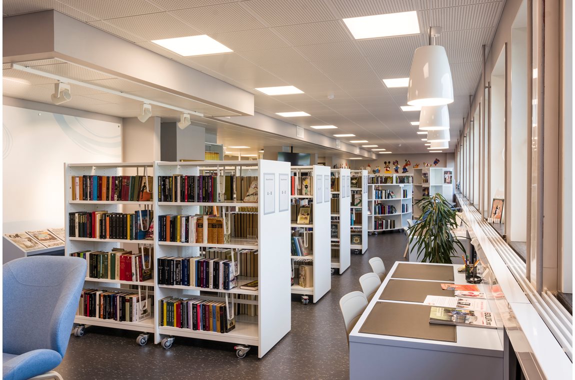 Bibliothèque municipale de Grue, Norvège  - Bibliothèque municipale et BDP