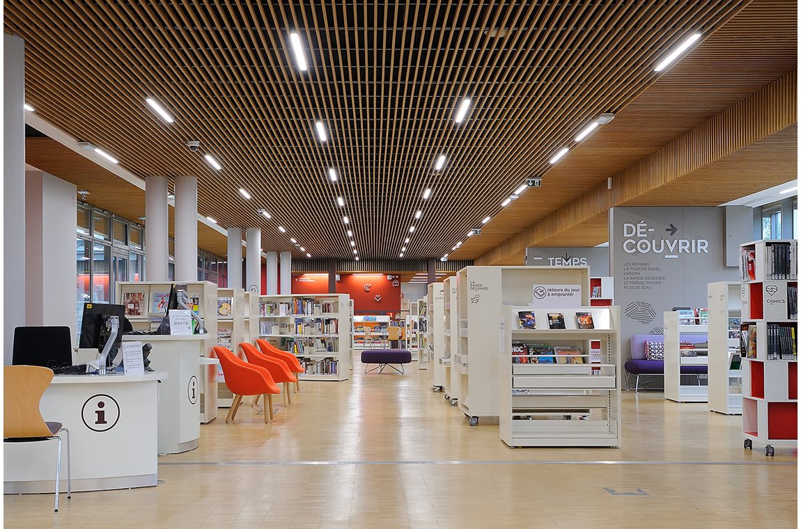 Bibliothèque du 7e Gerland, Lyon, France - Bibliothèque municipale et BDP
