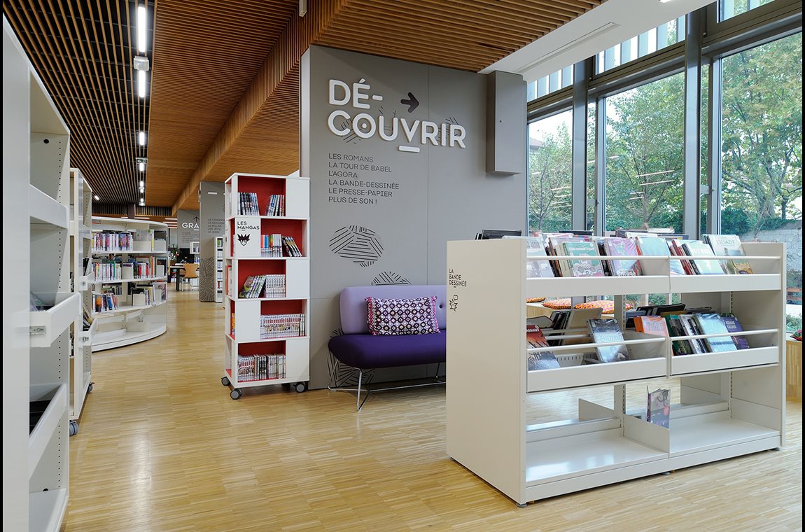 Gerland Bibliotek, Lyon, Frankrike - Offentliga bibliotek