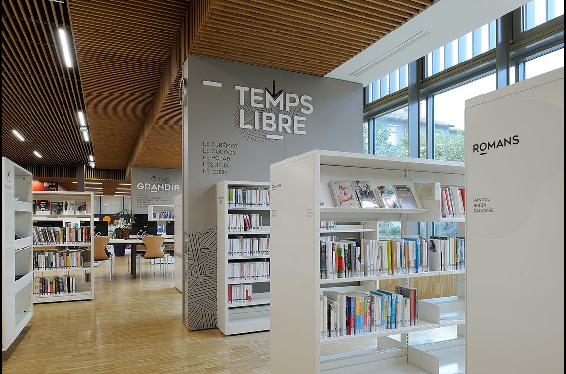 Öffentliche Bibliothek Gerland, Lyon, Frankreich - Öffentliche Bibliothek