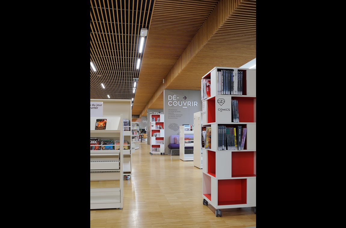Bibliothèque du 7e Gerland, Lyon, France - Bibliothèque municipale et BDP
