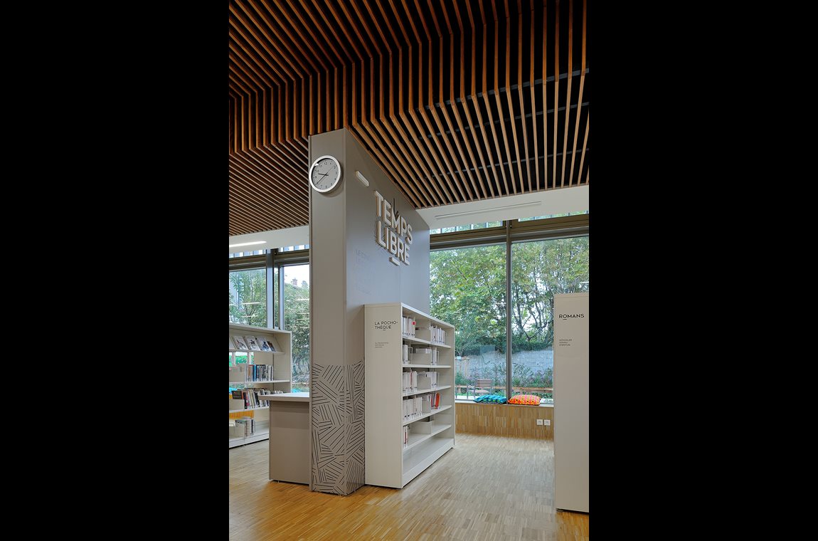 Openbare bibliotheek Gerland, Lyon, Frankrijk - Openbare bibliotheek