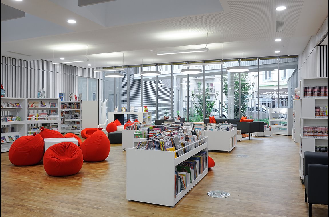 Lacassagne Bibliotek, Lyon, Frankrig - Offentligt bibliotek