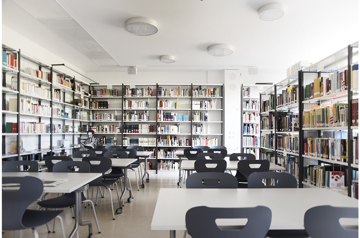 Lion Feuchtwanger Gymnasium, Munich, Germany - School library