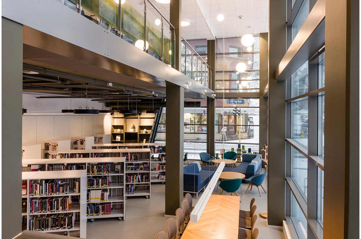 Openbare bibliotheek Holmestrand, Noorwegen - Openbare bibliotheek