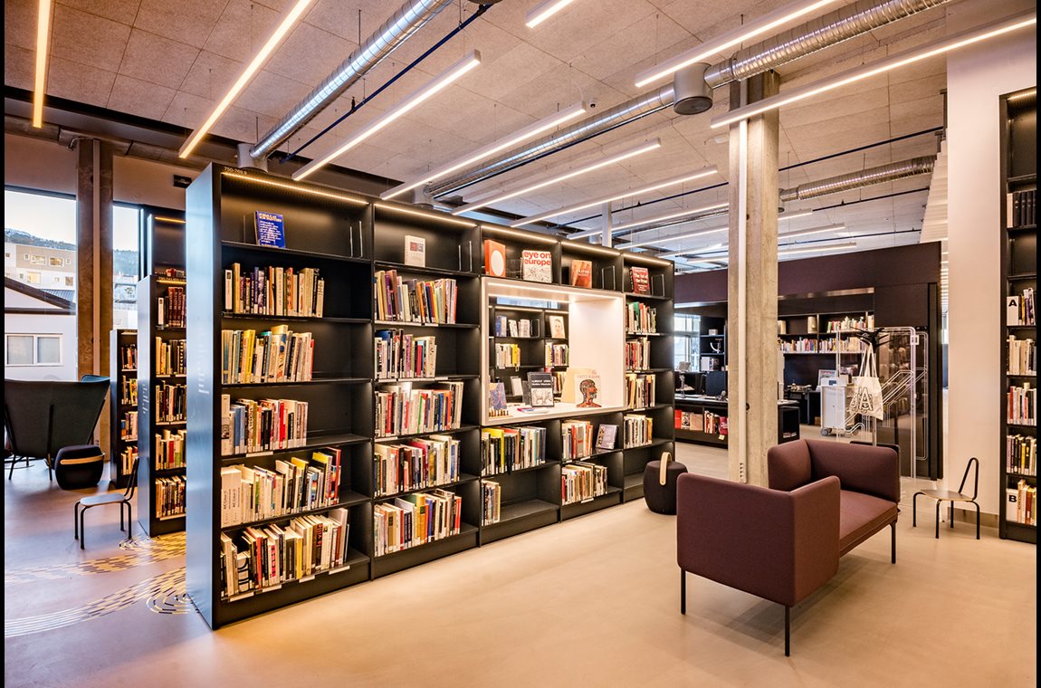 Bibliothèque de l'université Bergen, Norvège - Bibliothèque universitaire et d’école supérieure