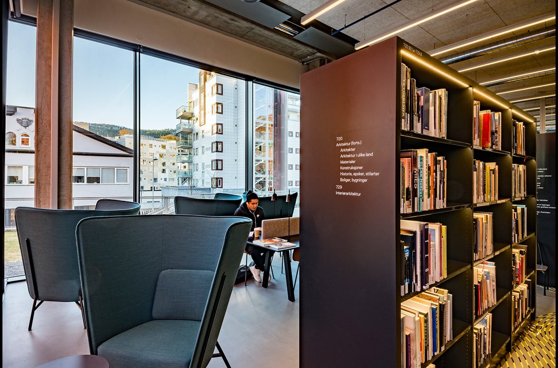 Bibliothèque de l'université Bergen, Norvège - Bibliothèque universitaire et d’école supérieure