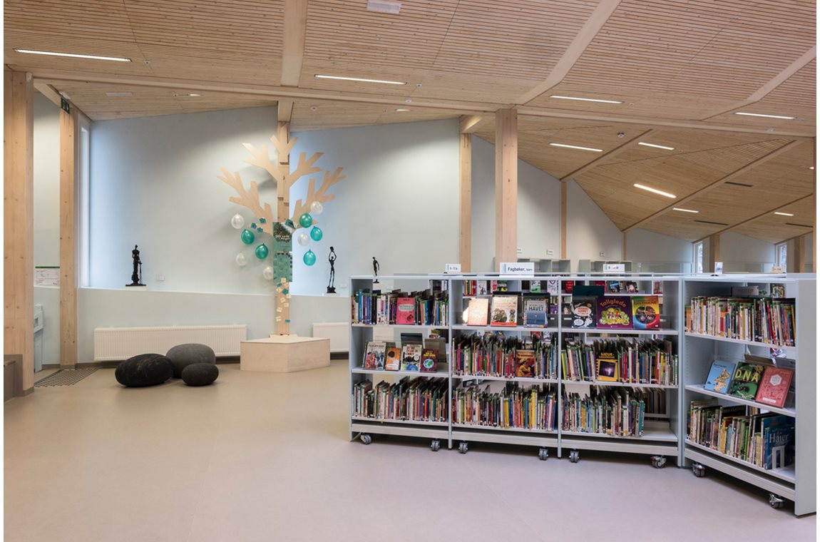 Bibliothèque municipale de Grimstad, Norvège - Bibliothèque municipale