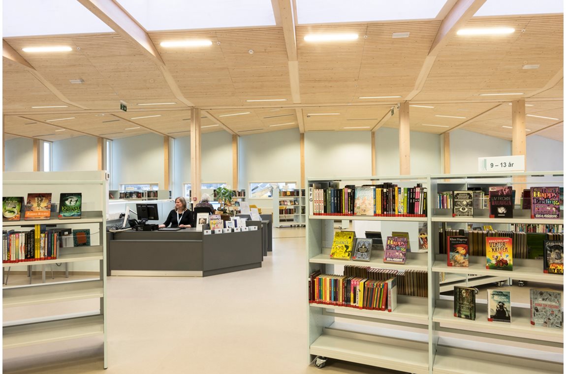 Bibliothèque municipale de Grimstad, Norvège - Bibliothèque municipale et BDP