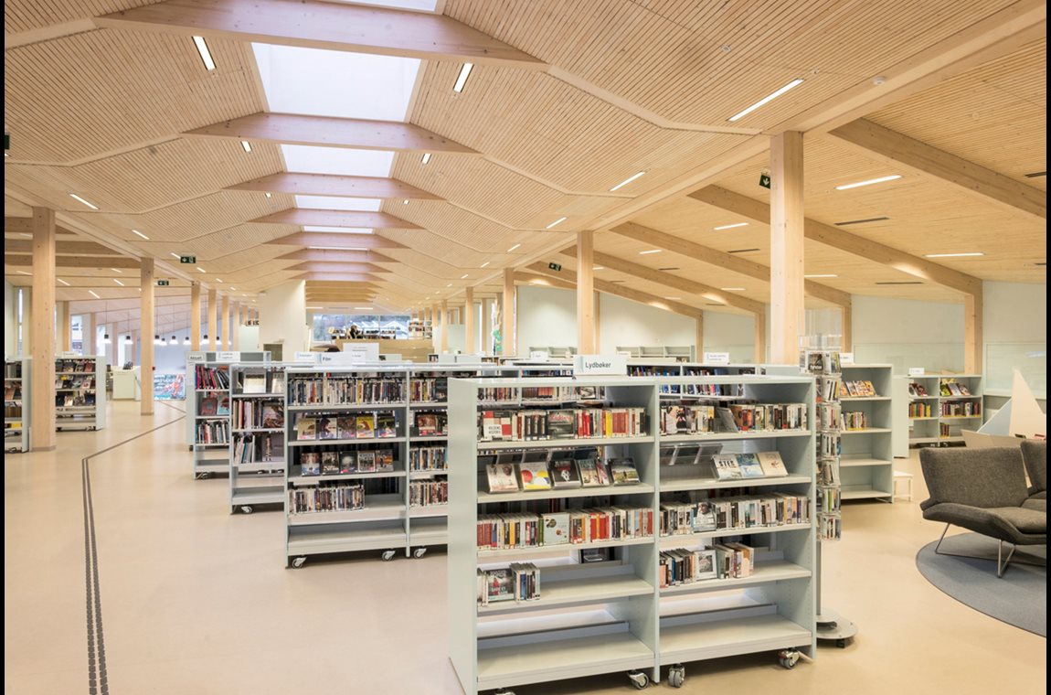 Openbare bibliotheek Grimstad, Noorwegen - Openbare bibliotheek