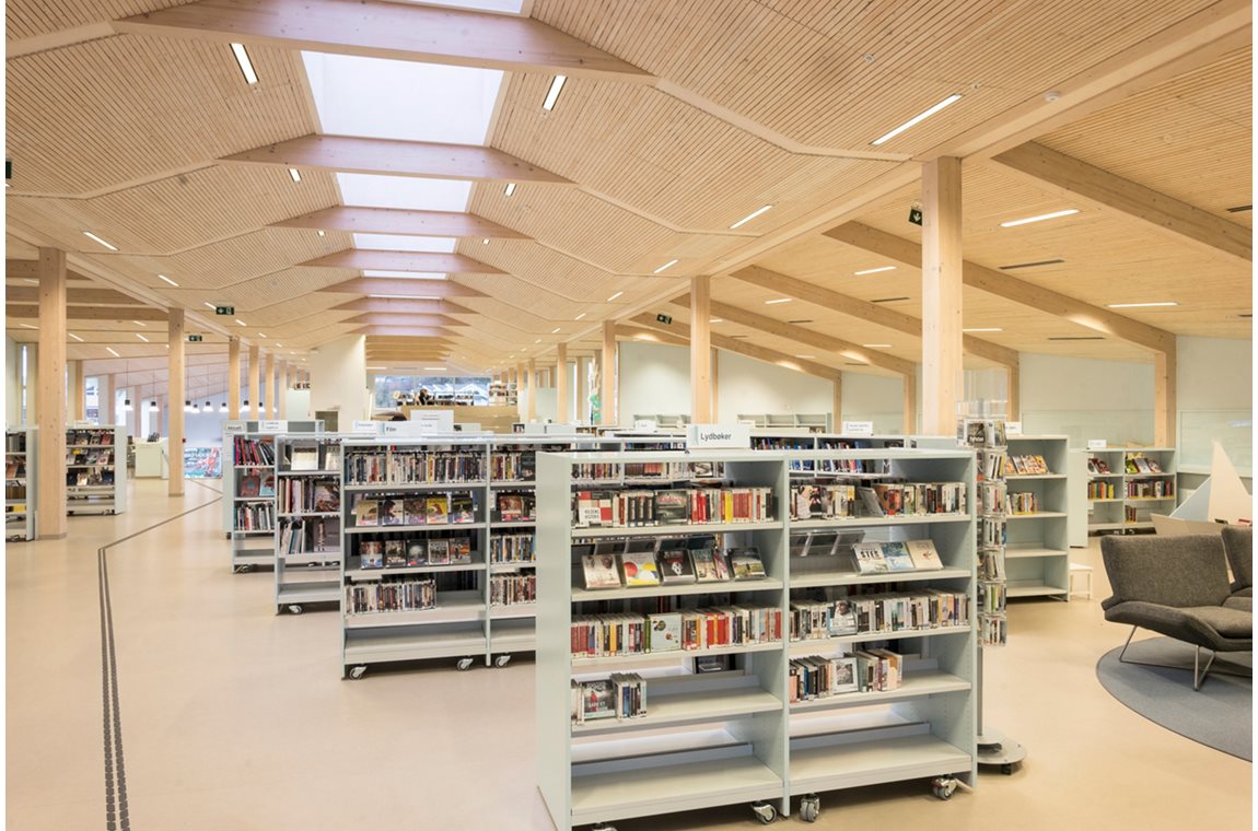 Bibliothèque municipale de Grimstad, Norvège - Bibliothèque municipale