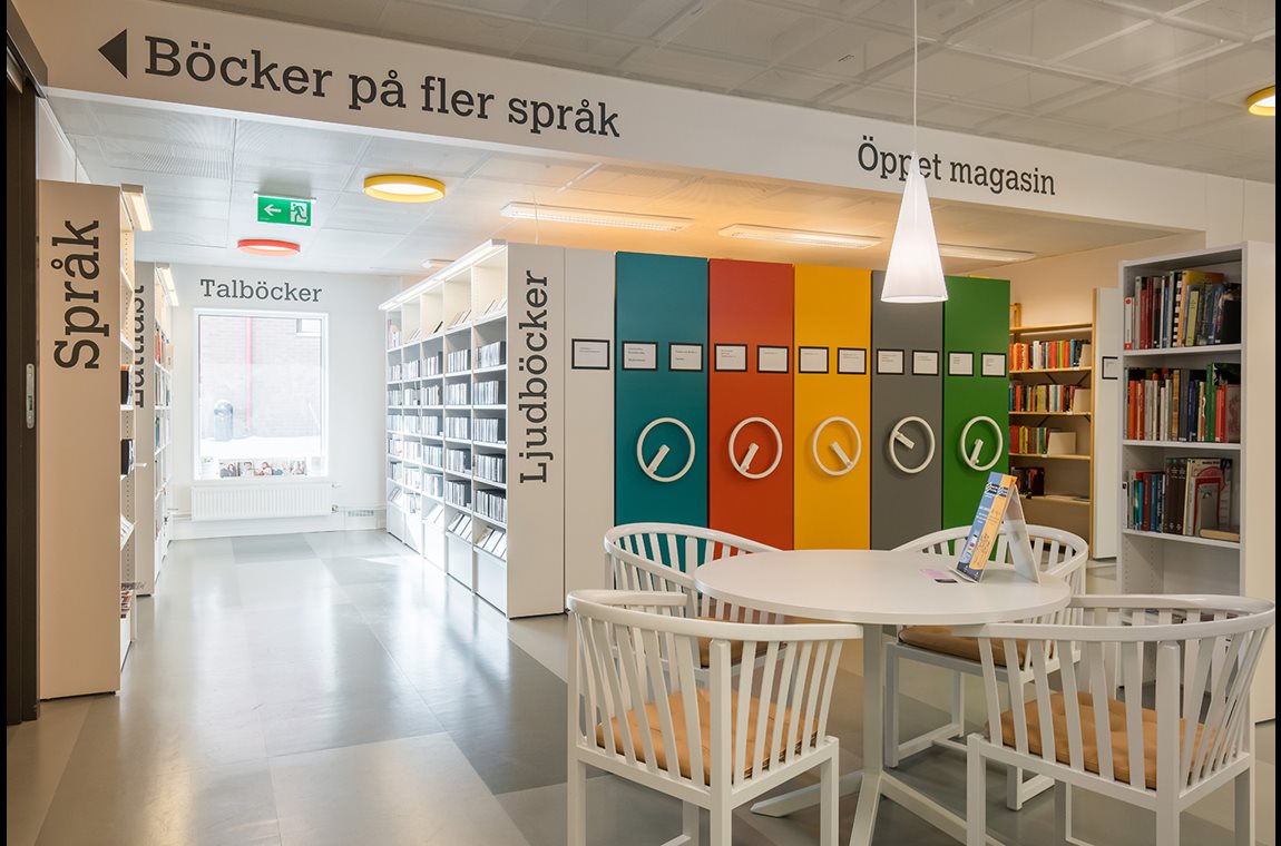 Bibliothèque municipale de Krokoms, Suède - Bibliothèque municipale et BDP