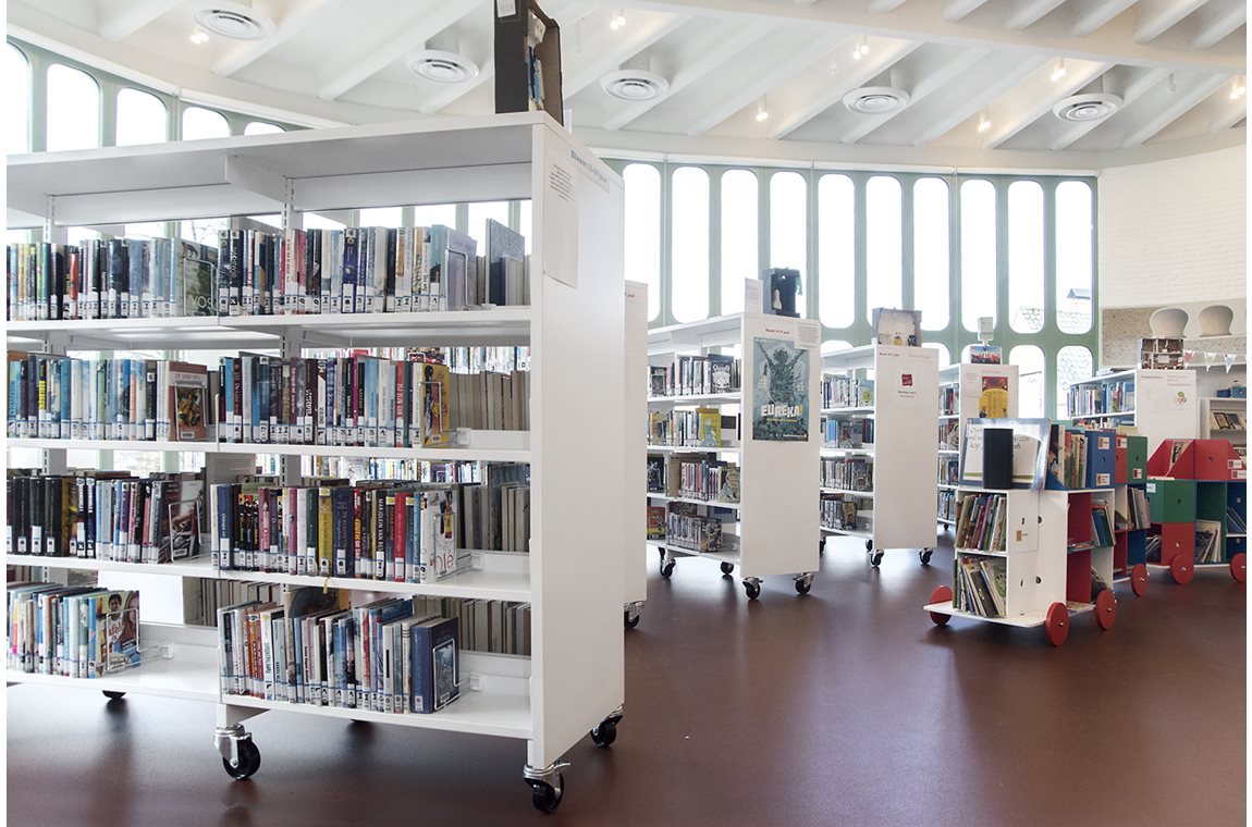 Schoten Bibliotek, Belgien - Offentligt bibliotek