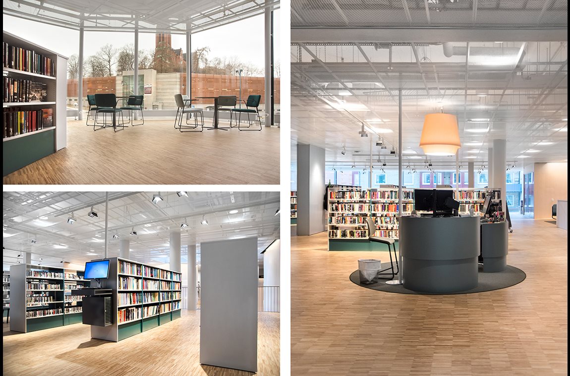 Bibliothèque municipale de Mölndal, Suède - Bibliothèque municipale et BDP