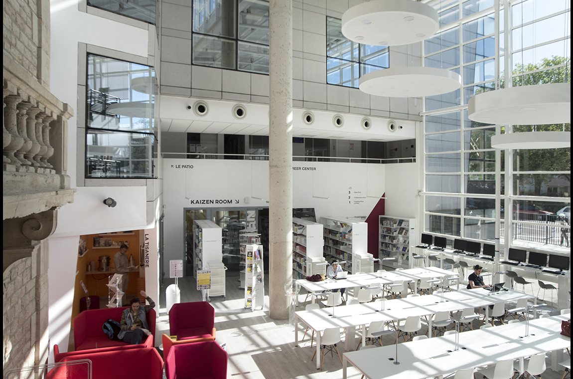 Burgundy School of Business, Dijon, Frankrike - Akademiska bibliotek