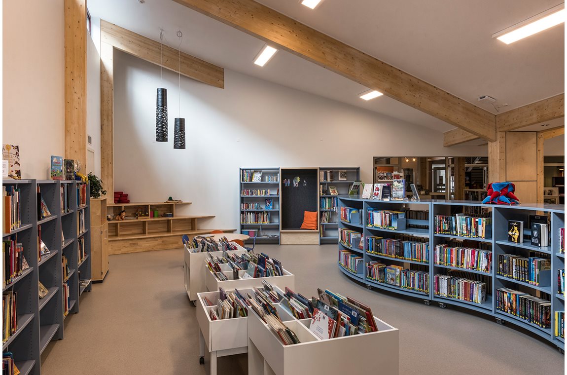 Bibliothèque municipale de Seljord, Norvège - Bibliothèque municipale et BDP