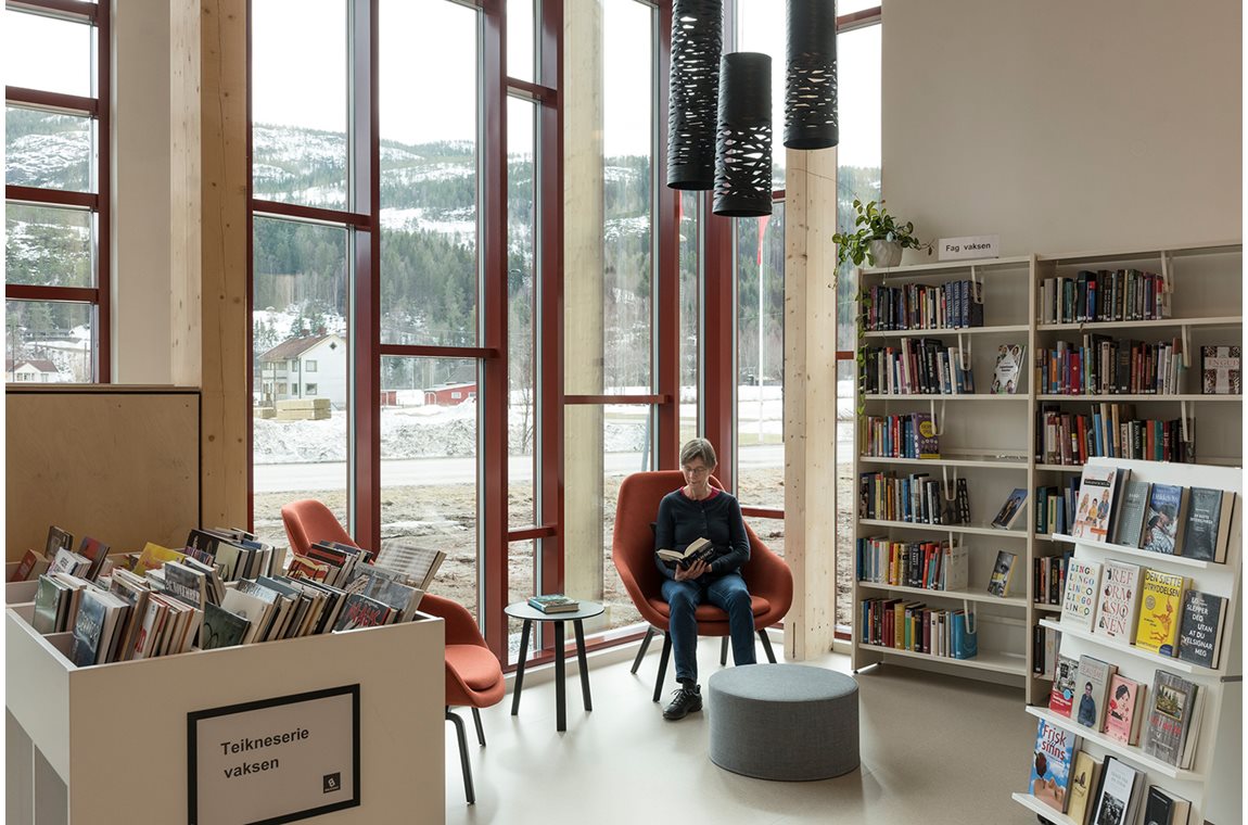 Bibliothèque municipale de Seljord, Norvège - Bibliothèque municipale