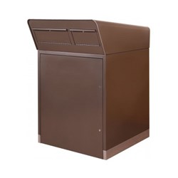 9GRESDROP-DBL-BR - Casier de retour ”Dropbox-double” Bronze