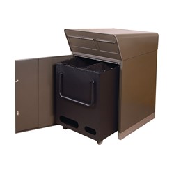 9GRESDROP-DBL-BR - Casier de retour ”Dropbox-double” Bronze