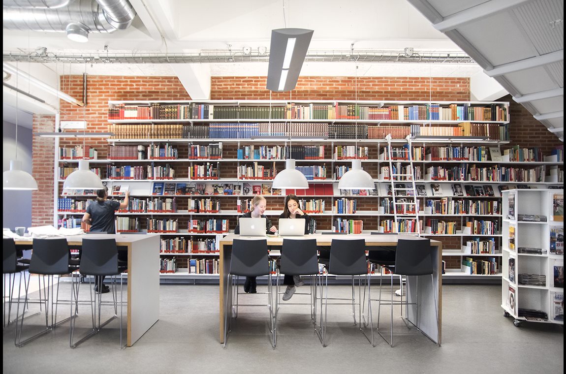 Greve High School, Denmark - School library