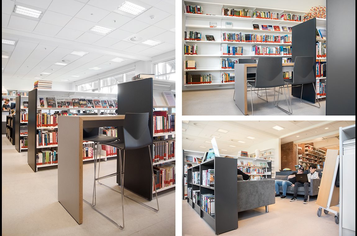 Greve High School, Denmark - School library