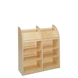 E21100 - single-sided with 8 shelves (6 adjustable)